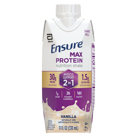 Ensure Max Protein 2-in-1 Muscle Support Nutrition Shake (Pack of 15)