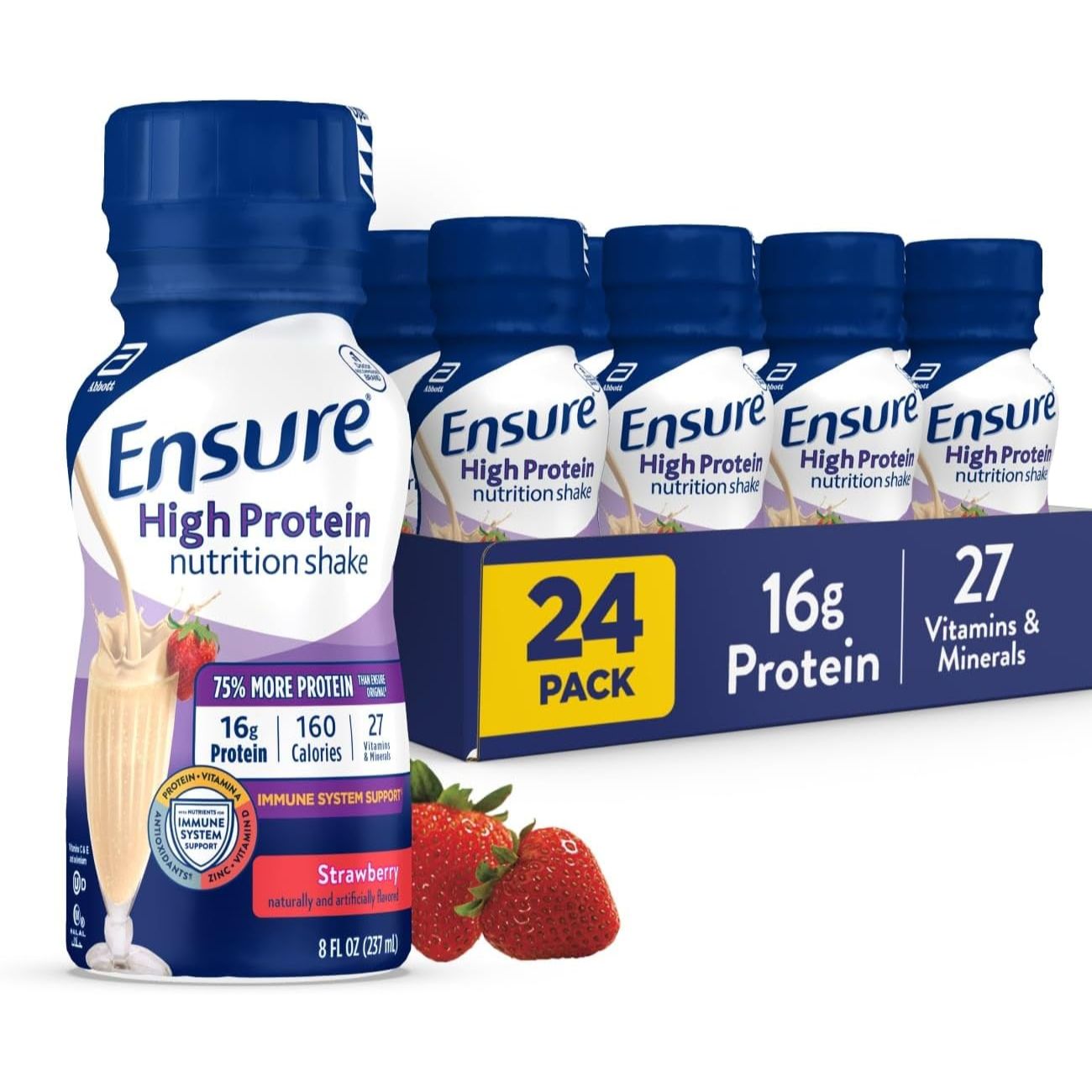 Ensure High Protein Nutrition Shake (Pack of 12)